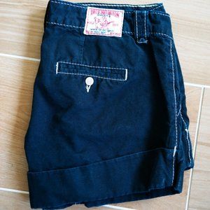 True Religion Rosie shorts Black Size 28